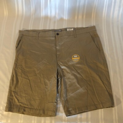 Men's Falls Creek Khaki Stretch Golf Shorts Size 46 Men At The