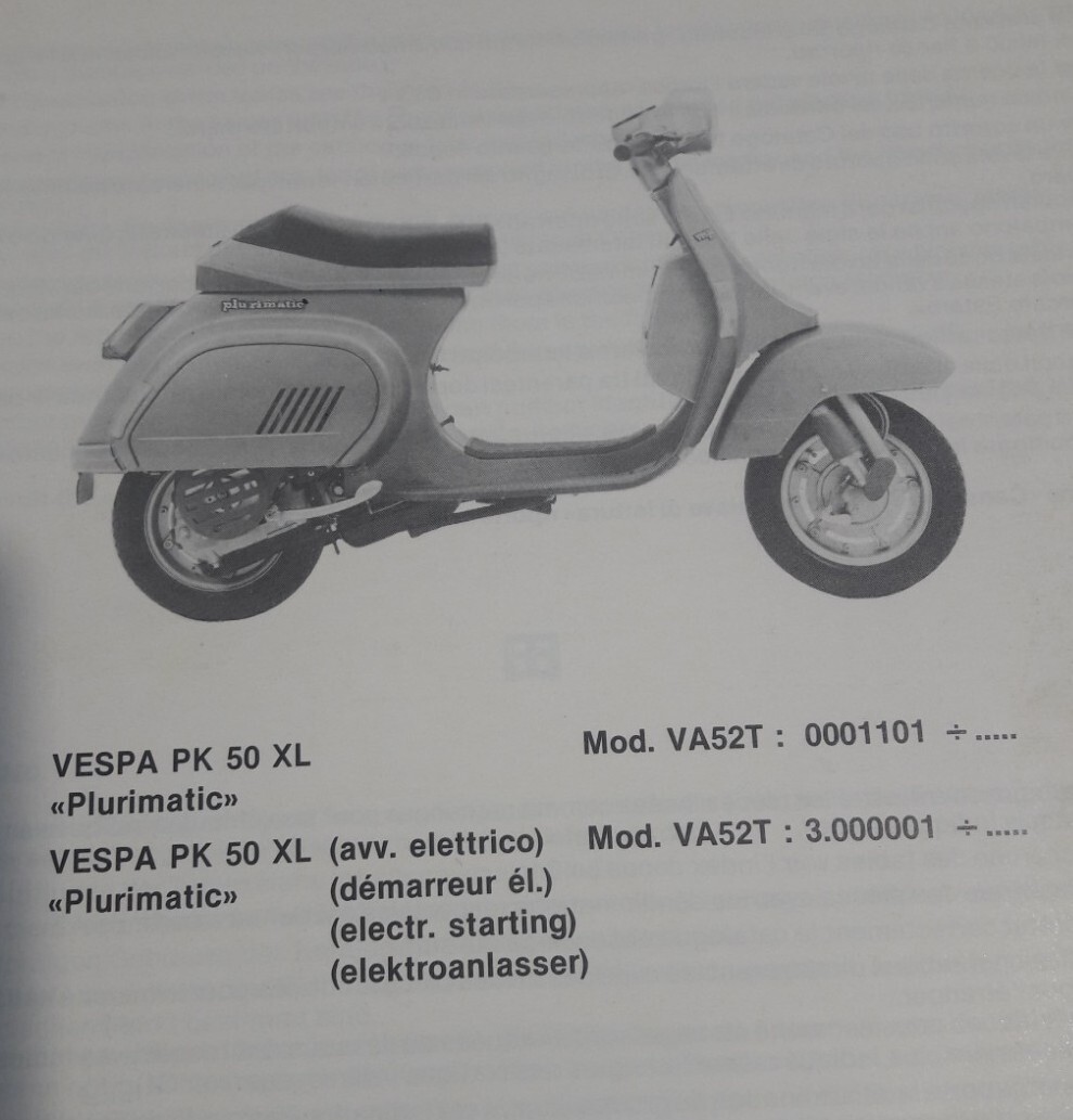 Vespa Pk50 Vespa 50 Elestart Scheda Tecnica Sella Vespa 50 N