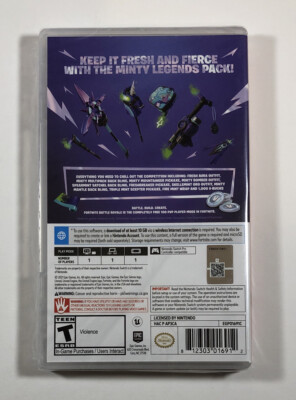 Epic Games Nintendo Switch Fortnite Minty Legends Pack for sale