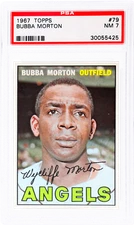 1967 Topps Bubba Morton #79 PSA 7