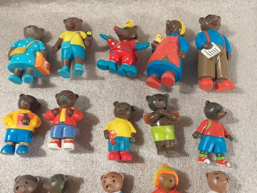 Lot de 18 Figurines Petit Ours Brun Bayard - Picture 3 of 4