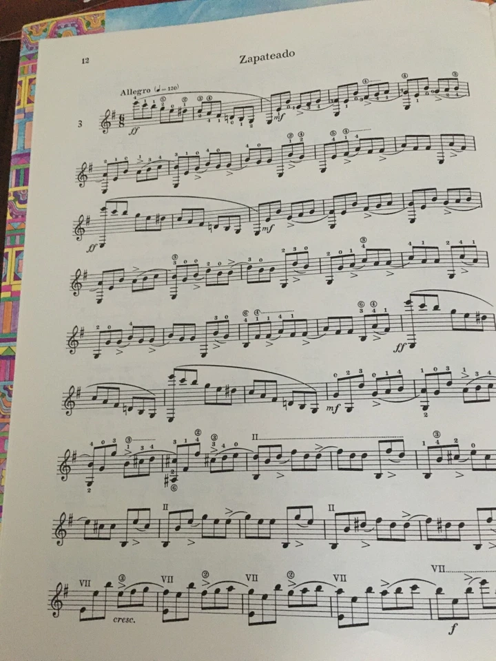 Spartito per chitarra classica Rodrigo Tres piezas españolas - Immagine 4 di 4