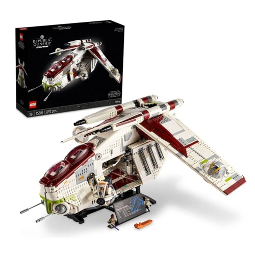 [3-5 Day Ship] Lego Star Wars Republic Gunship 75309 UCS Display Model Kit