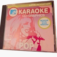 MTV Karaoke CD Graphics Latin Sensation Pop