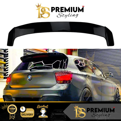BMW 1 Series F20 F21 PRE LCI Gloss Black Rear Roof Spoiler M135i M140i 11-15