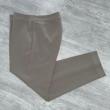 St John Crepe Dress Pants Womens 6 Straight Leg Trousers Pockets USA Made Preppy