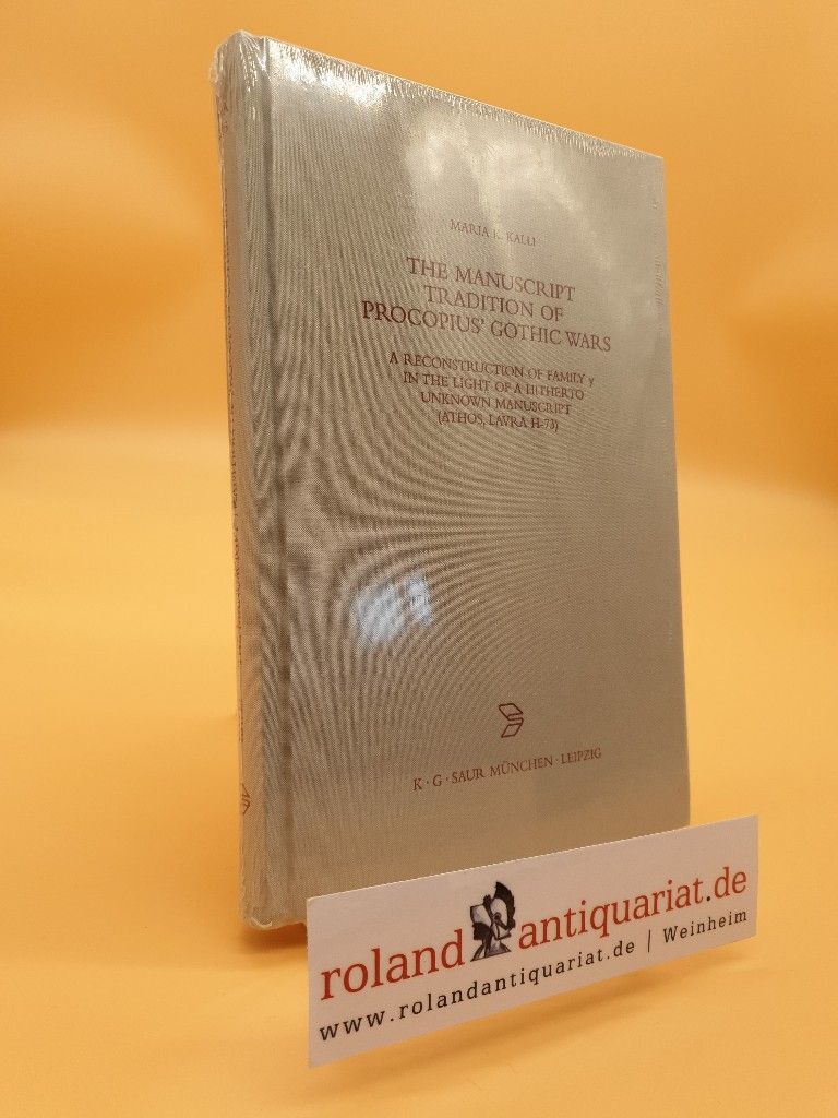 Thumbnail - The Manuscript Tradition Of Procopius' Gothic Wars : A Reconstruction