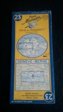 CARTE MICHELIN N°23 GENEVE-BERNE - NEUVE - 1950