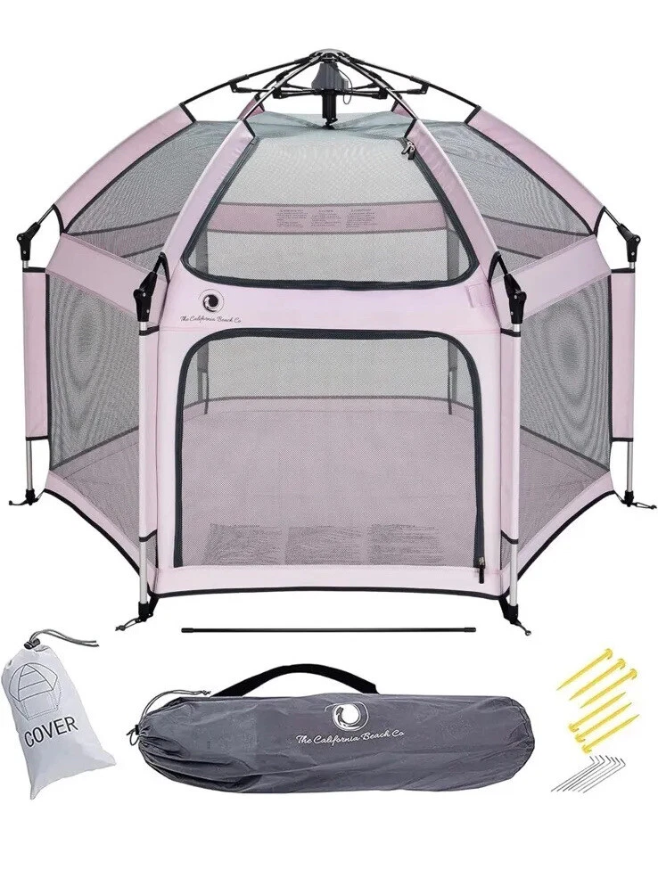 Travel playpen with canopy sales