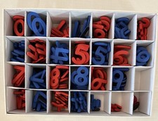 REALLY GOOD STUFF Set of Magnetic Foam Numbers and Symbols Math Homeschool