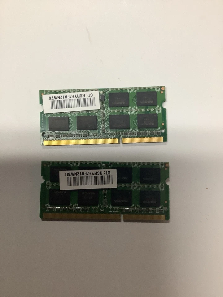 ADATA 8GB (2x4GB) 1Rx8 PC3L-12800S DDR3-1600 SODIMM Laptop Memory RAM - Image 2 of 2