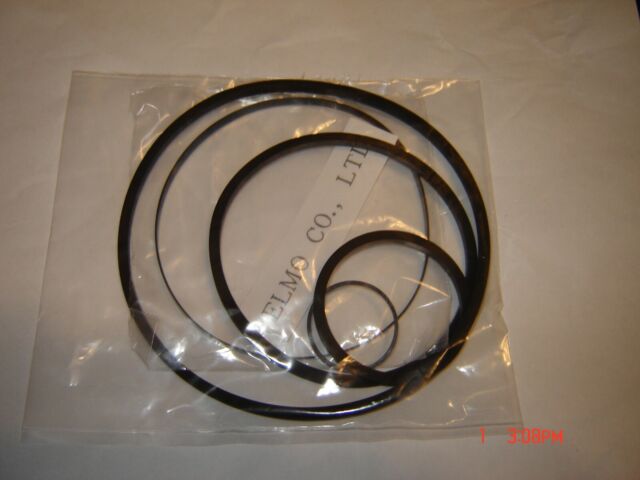 Super 8 Elmo ST-1200HD Projector Belts Elmo parts 5 Belt Kit *WITH SHUTTER BELT Super 8 Elmo ST-1200HD Projector Belts Elmo parts 5 Belt Kit *WITH SHUTTER BELT