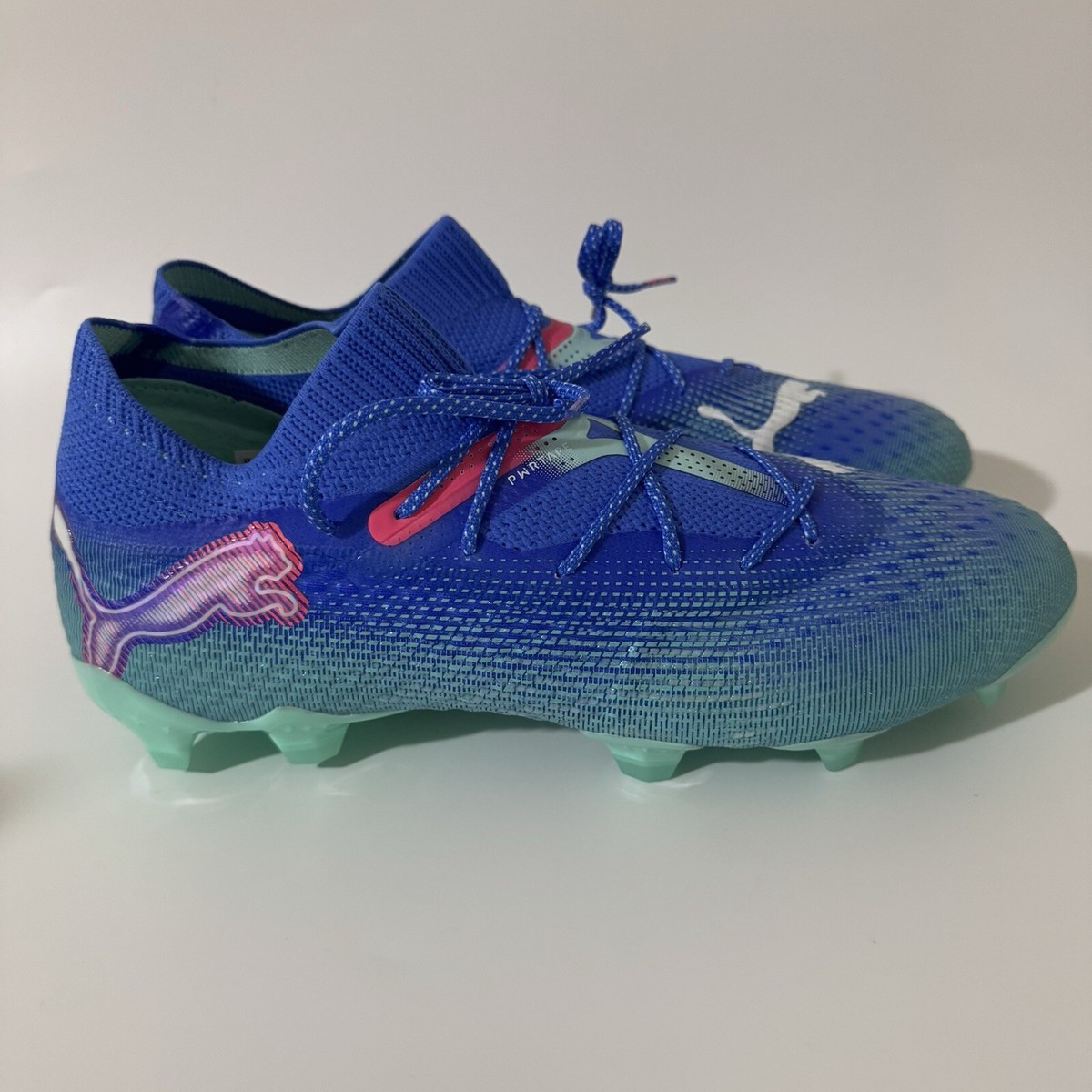 Puma Men's 10.5 FUTURE 7 ULTIMATE FG/AG Soccer Cleats Blue