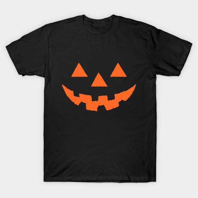 Jack O' Lantern Pumpkin Face ORANGE Halloween Costume TShirt TShirt
