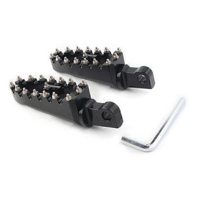Rear Foot Pegs Footrest For XG500 XG750 Sportster XL883 XL1200R Dyna 96-up Black