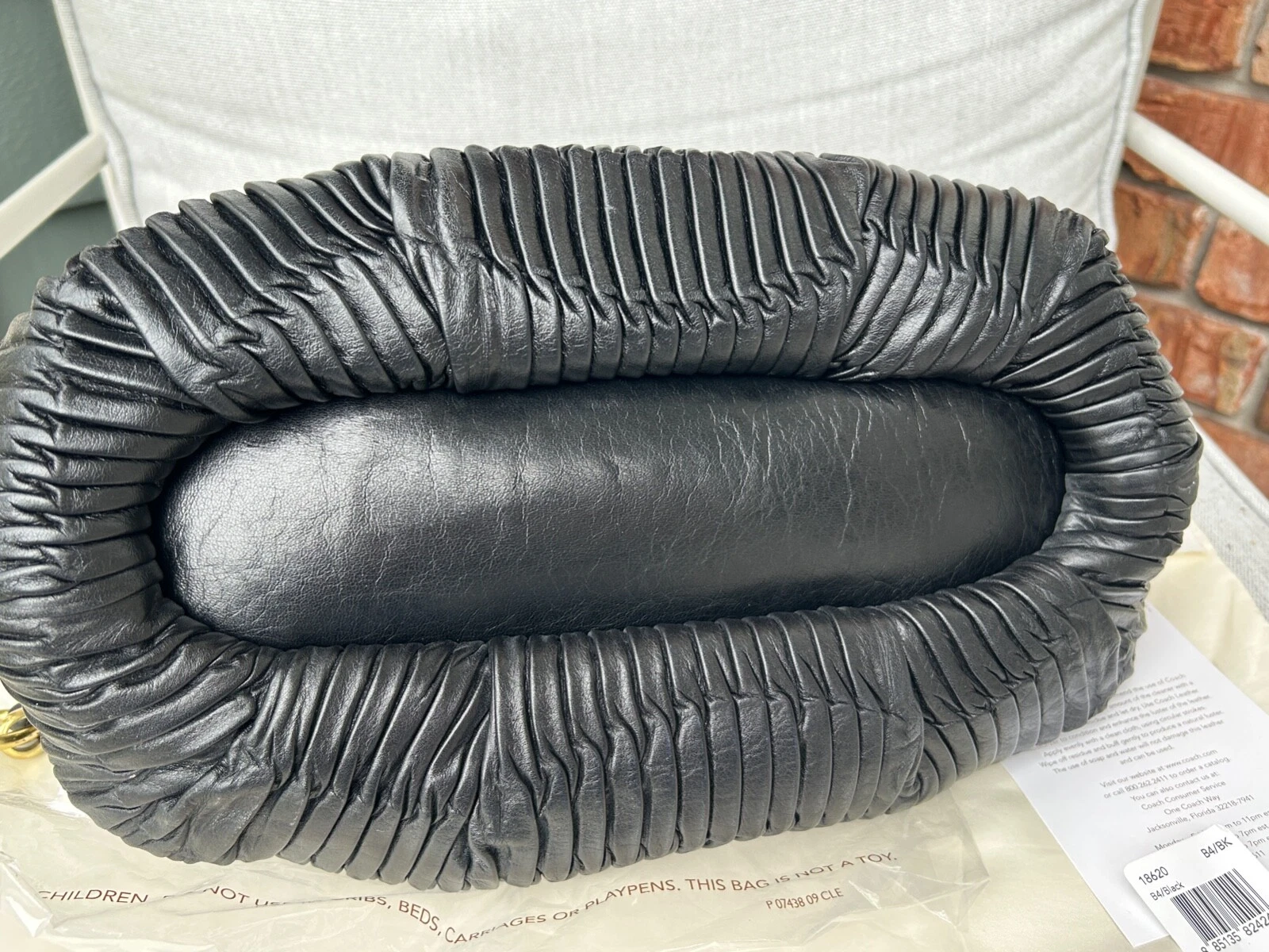 Coach Madison pelle raccolta Sophia 18620 B4 BK autentico nuovo con etichetta