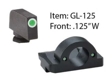 AmeriGlo GL125 Ghost Ring Sights Fits Glock 17,19,22,23,24,26,27,33,34,35,37, 