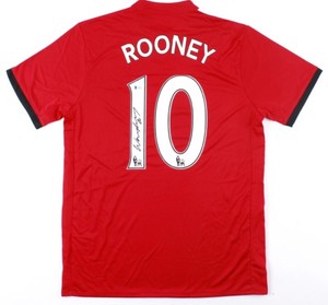 wayne rooney signed jersey