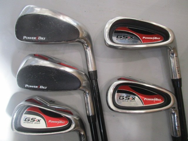 PowerBilt GS-X Iron Set 6-9 P Original Carbon (R) #351 Golf Clubs