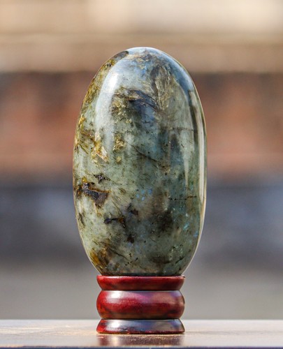 6" Labradorita Meditación Espíritu Sanación Energía Poder Aura Chakra Piedra Lingam - Imagen 2 de 11