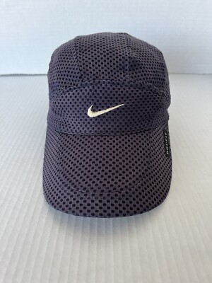 Vintage Nike Cap Hat Mesh Tailwind 7 Panel Strap back Swoosh Outdoor Cycling Y2K