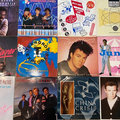 1970's / 1980's Vinyl 12'' Singles - Build Your Own Collection - Buy 3 Get 2 Free