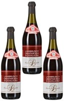 3X Laura Romagnelli Lambrusco Grasparossa Di Castelvetro Halbsüß - 0,75 L