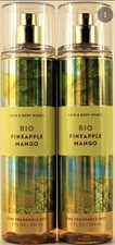 2 BATH  BODY WORKS RIO PINEAPPLE MANGO FINE FRAGRANCE MIST SPRAYS NEW