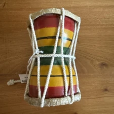 Beautiful Handcrafted Designer Damroo Musical Instrument Rope Shiva Damru