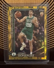 2025-26 Topps Flagship Hugo Gonzalez RC Tip Off Gold Foilboard /50 #228