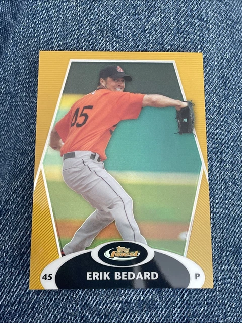 2008 TOPPS FINEST ERIK BEDARD GOLD REFRACTOR ~ #35 ORIOLES  #18/50 SSP
