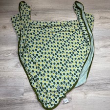 Kickee Pants Aloe Tomatoes Bamboo Ruffle Toddler Blanket  FLAW  Swaddle