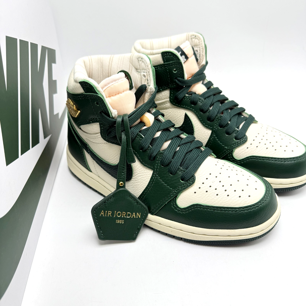 Air Jordan 1 Retro High OG Fir Pro Green Women Shoes FD2596-101 sz