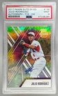 8284 Julio Rodriguez 2017 Panini Elite Extra #136 Tie Dye Auto /10 PSA 9