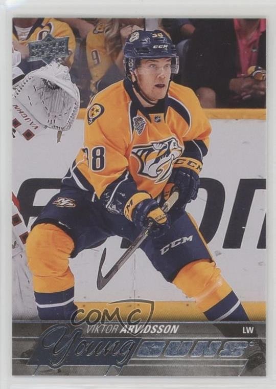 2015-16 Upper Deck Young Guns Viktor Arvidsson #222 p2i