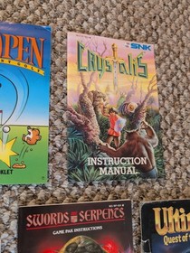 Lot 13 Nintendo NES Instruction Manual Booklet Exodus Bee 52 Ultima Pyramid