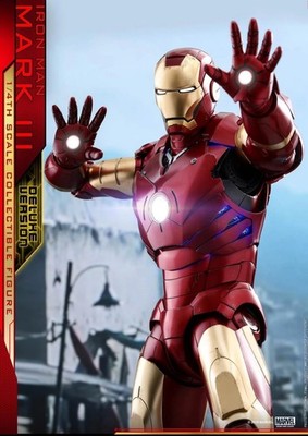 Buy Marvel Hot Toys Iron Man Mark III 1/4 Figure Deluxe Version