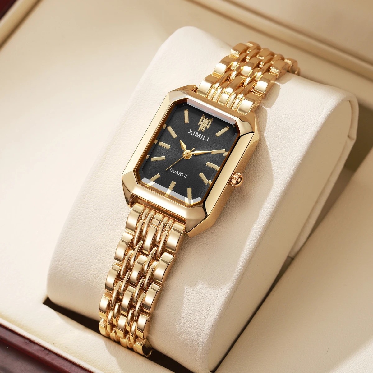 XIMILI Women's Rectangle Quartz Watch Elegant Classic With