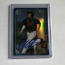 Bowman 2015 Chrome Ryan Mountcastle Autograph Refractor Rookie #60/150 Orioles