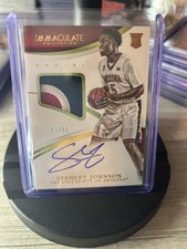 2015 Panini Immaculate Collection Stanley Johnson Patch Autograph /99 On-Card!!