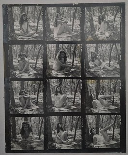 Bunny Yeager Estate Archive Vintage Original Contact Sheet of Bunny Yeager