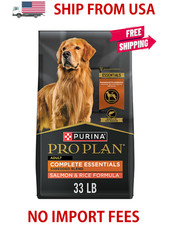 Purina Pro Plan Adult Shredded Blend Salmon Rice Formula Dry Dog Food, 33LB
