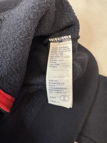 Abercrombie Fitch Full Zip Sweater Kids Navy Blue/Red Size S - Picture 8 of 8