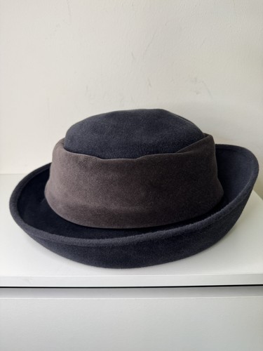 Whiteley England Fur Felt Hat Wide Brim Roll Brim Classic Wool Fedora Unisex