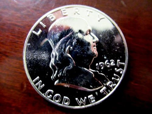 Franklin Half 1962/90% Silver, Uncirculated/MS Condition, I#MS