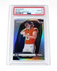 2024 Panini Prizm Bo Nix Rookie Prizm Variation #5 Broncos PSA 10
