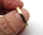 10K Yellow Gold Semiprecious Gemstone Band Ring SIze 9.25 4.4 Gr [R395] — photo 9