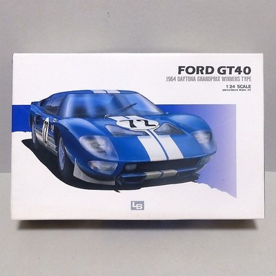 LS 1/24 Ford GT40 64 Daytona Grand prix Model kit Adult Collectible 15+