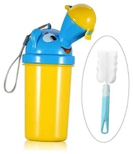 [500ML] Portable Baby Child Kids Travel Potty with Clean [Boy,500ML]