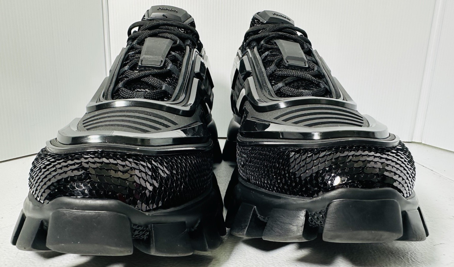 PRADA Sequin Cloudbust Thunder Sneakers - 2EG293 … - image 6